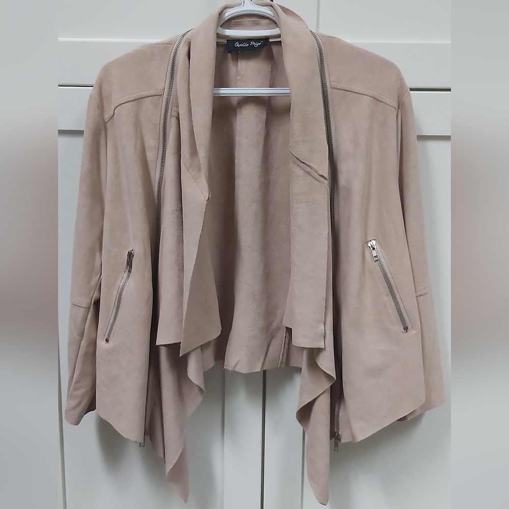 SALE ITEM!  Charlie Paige ultra suede jacket
